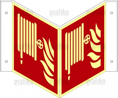 Prostorové označení požární hadice