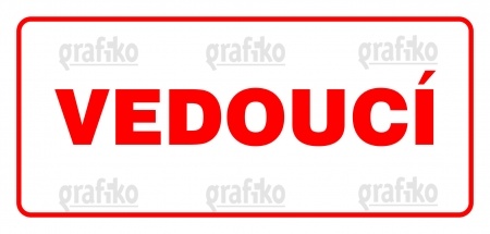 Vedoucí