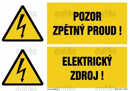 Pozor, zpětný proud / Elektrický zdroj