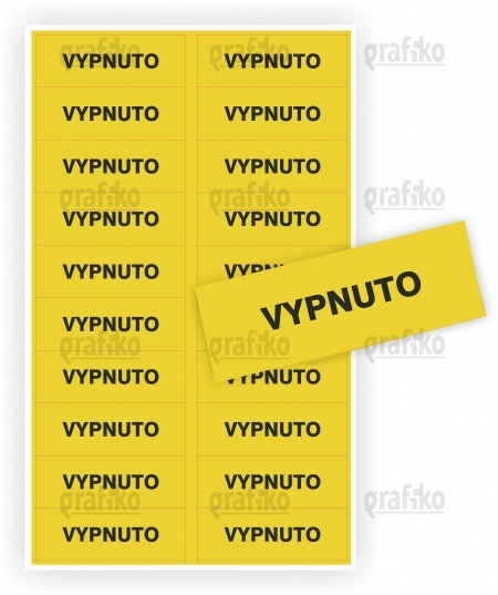 Vypnuto - aršík