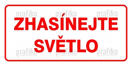 Zhasínejte světlo